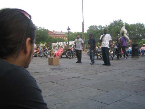 Just taking a break listening to great music.