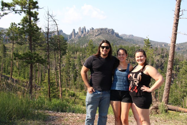 There we are ! Tired, but enjoining the view.