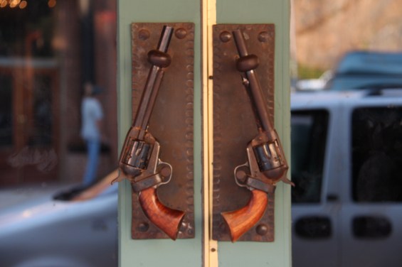 Cool door handles! 