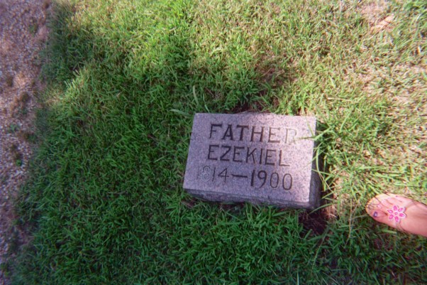 The oldest Laird grave in the historic Minneopa Cemetery.