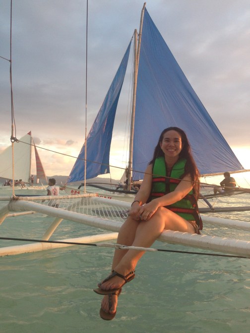 The only thing separating me and the deep blue sea was that thing I was sitting on.