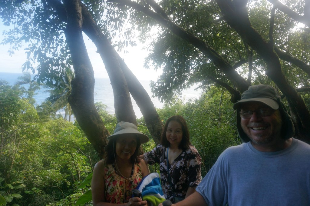 Mom and auntie did not want to do the whole trail, but they made an effort!