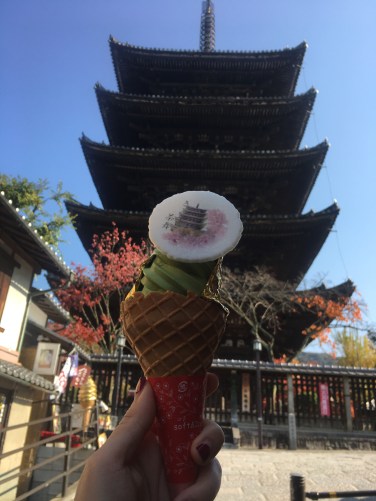 Autumn Aquarius matcha ice cream